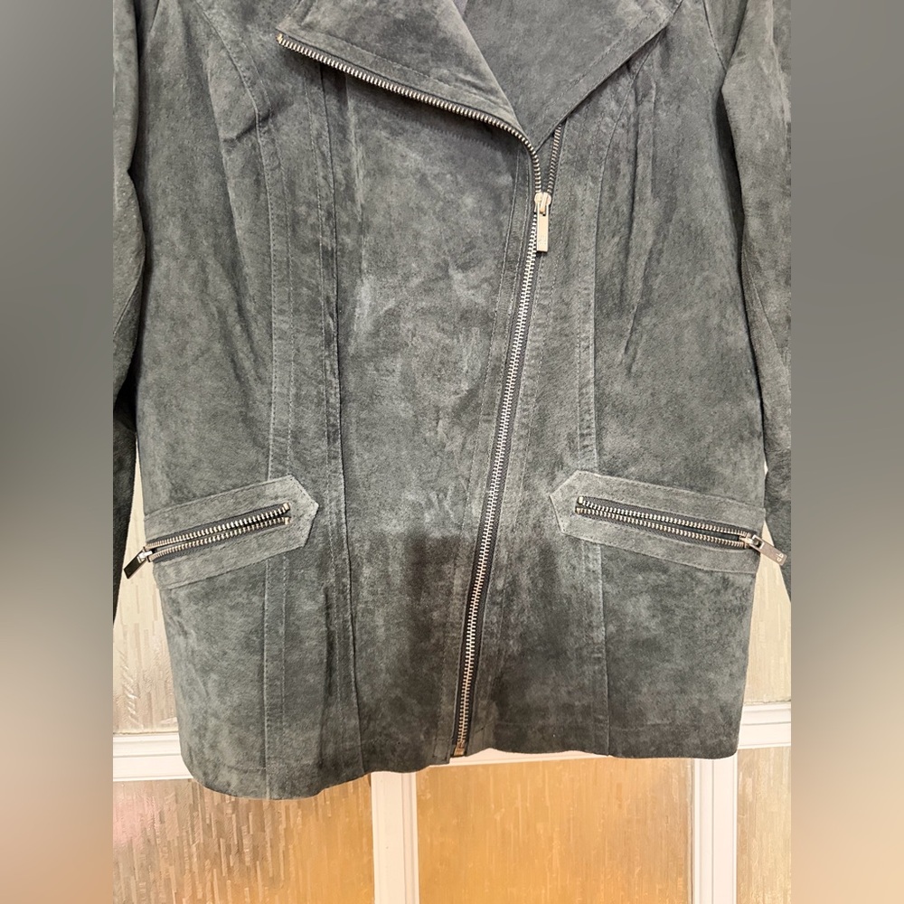 Vintage Dennis Basso Suede Leather Jacket – Women’s XS oversized - Picture 6 of 15